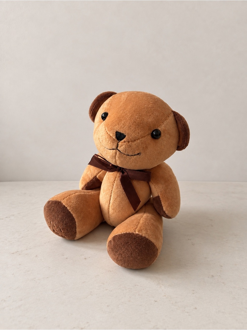 NEW Conrad Hotel Hong Kong Hilton Mini Brown Teddy Bear Stuffed Animal